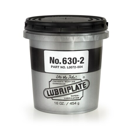 Lubriplate No. 630-2, 12 Oz Tubs, Whiote Lithium Nlgi No. 2 General Purpose Grease, PK12 L0072-004